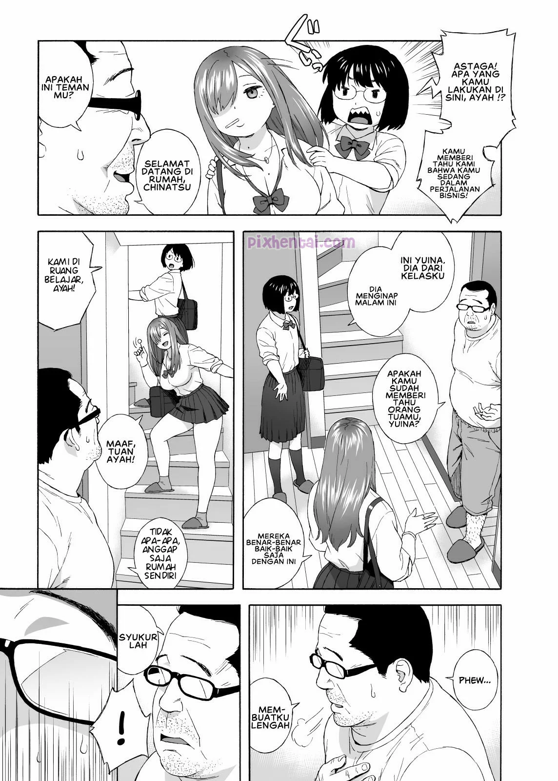 Komik hentai xxx manga sex bokep My Daughters Friend is Seducing Me Gara Gara Ngintip Sempak Gadis SMA 6